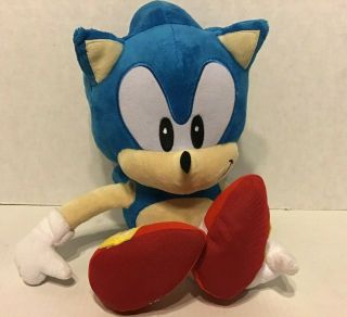 20th Anniversary Sega Sonic The Hedgehog Plush Stuffed Toy Classic Jazwares 15”