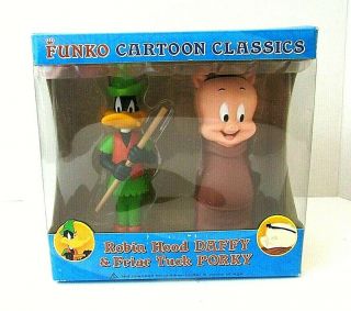 Funko Cartoon Classic Robin Hood Daffy Duck And Porky Pig Vinyl Action Figure