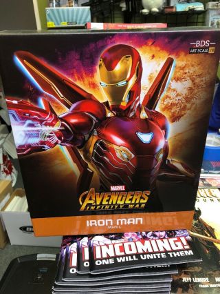 Avengers: Infinity War Iron Man Mark L Art Scale 1:10 Battle Diorama