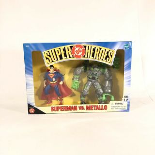Hasbro Dc Comics Heroes Superman Vs.  Metallo 1999 Vintage Rare