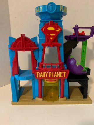 Fisher Price Imaginex Superman Daily Planet Playset Dc Friends Hero Toy