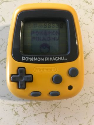 Nintendo Pokemon Pikachu Pedometer Virtual Pet Pocket Game Battery