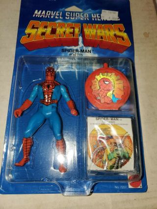 Mattel 1984 Marvel Heroes - Secret Wars " Spider - Man " Action Figure -