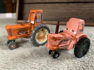 Disney Pixar Cars Figures - Cow & Pig Tractors 2