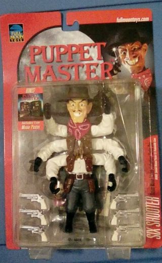 Puppet Master " Six Shooter " Action Figure By Full Moon Toys