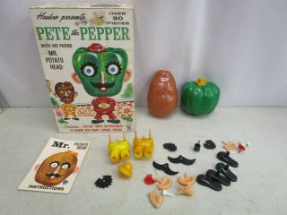 Vintage Hasbro Pete The Pepper With His Friend Mr.  Potato Head