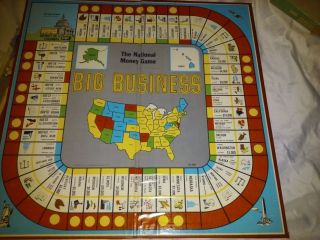 Vintage Transogram Big Business The Famous National Money board game 2