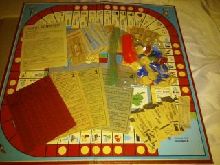 Vintage Transogram Big Business The Famous National Money board game 3