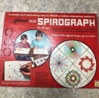 Vintage Spirograph Kenner 1967 Complete (no Pens)