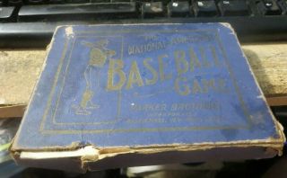 Vintage Parker Brothers National American Major League Baseball Card Game 1920