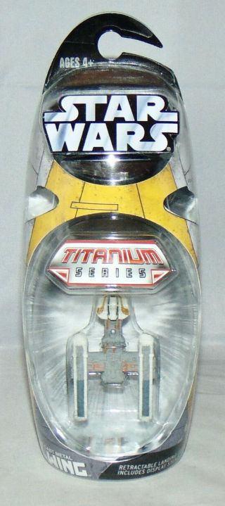 2005 Hasbro Star Wars Titanium Series Die Cast Y - Wing Rebel Fighter