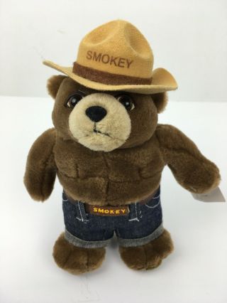 Vintage 1994 Smokey The Bear Plush Stuffed Animal 9”