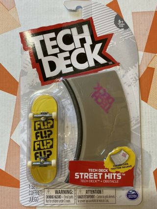 Tech Deck Street Hits Mini Skateboard Fingerboard Flip Curve Curb Obstacle Set 2