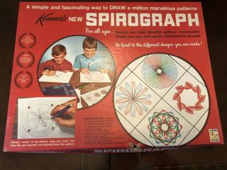 Vintage 1967 Kenner Spirograph 401 Complete W/ All Parts