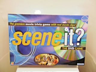 Scene It Movie Trivia Game Complete Matel Dvd 13,  Years 2 Or More Player Xg4