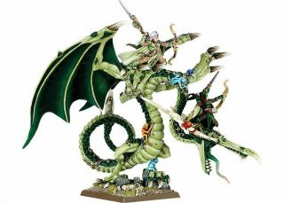 Warhammer Twilight Sisters On Forest Dragon