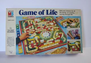 Vintage Milton Bradley 1977 Game Of Life Board Game Complete C4000