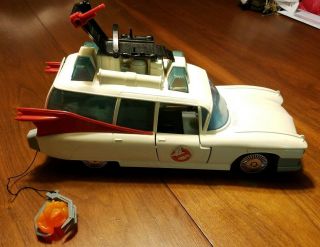 1986 Ecto - 1 Vehicle Kenner Vintage The Real Ghostbusters Near Complete Ghost Car