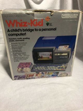 Vintage Vtech Whiz - Kid A Childs Bridge To A Personal Computer