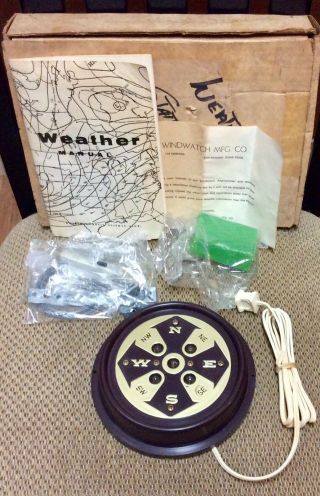 American Basic Science Weather Station Windwatch Anemometer Wind Watch Vtg 1962