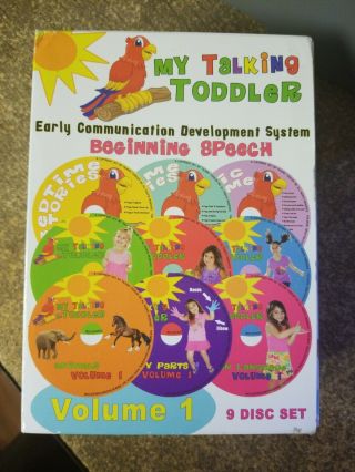 My Talking Toddler Early Communication Development System 9 Disc Set