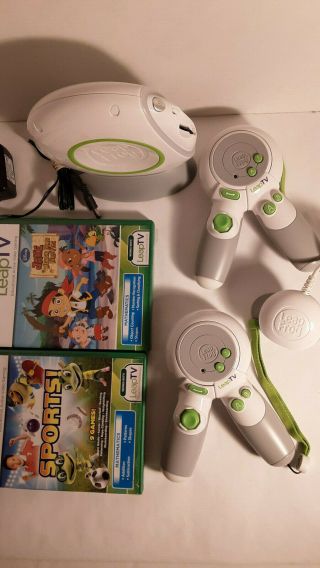 Leap Frog Leaptv With 2 Games And 2 Controllers