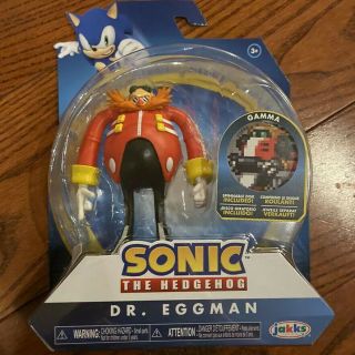 Sonic The Hedgehog Dr Eggman Action Figure W/bendable Arms & Legs Wave 2