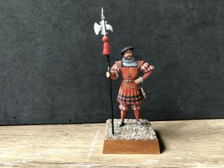 Gerald Kovacs: A Fine Model Of A Yeoman Of The Guard,  C1525.  54mm Lead