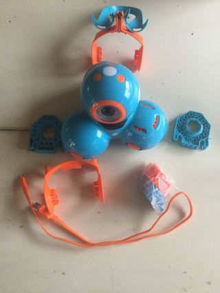 Wonder Workshop Da01 Dash Robot - Blue/orange With Accerories