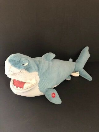 Bruce Shark Finding Nemo Disney Parks Toy Htf Electronic Talking Plush 20”