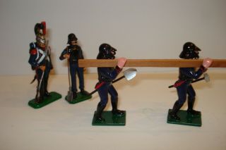 54 mm Metal Toy Soldiers:Napoleonic French Seige Workers by SOTW,  (Trophy Match) 3