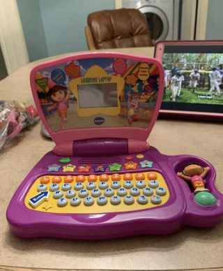 Nickelodeon Vtech Dora The Explorer Boots Kid Vocabulary Learning Laptop