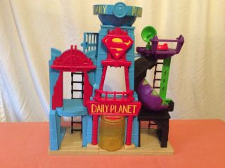 Imaginext Dc Heroes Superman Daily Planet Playset Pre - Owned