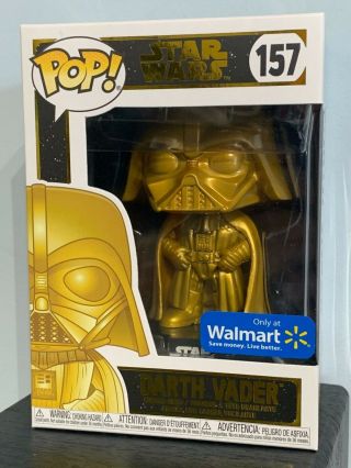 Funko Pop - Darth Vader Gold 157 - Star Wars - Walmart Exclusive [4]
