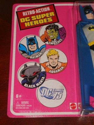 BATMAN RETRO ACTION DC HEROES 8 INCH ACTION FIGURE MATTEL 3