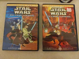 Star Wars Clone Wars Dvd Vol 1 & 2