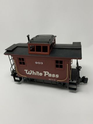 Bachmann G Scale Big Haulers 903 White Pass Caboose Blt 6 - 10