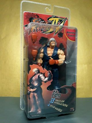 Neca Street Fighter Iv Series 1 Ken Alternate Color Action Figure Capcom Game