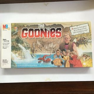 Vintage 1985 Milton Bradley Goonies Board Game Over 95 Complete See Details