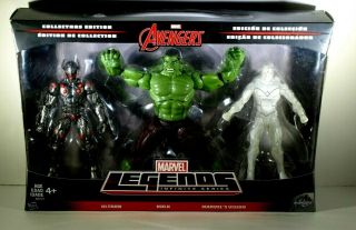 Marvel Legends Infinite Series Hulk Ultron Vision Rare Avengers 3 Pack