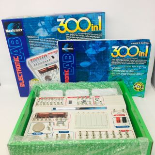 Maxitronix Electronic Lab 300 - In - 1 Mx - 908 Learning Lab Education Set Kit Parts