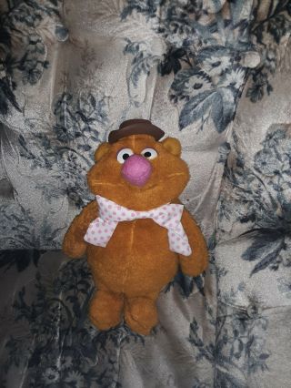 Vintage Fozzie Bear 1976 851 Jim Henson Muppets Fisher Price Plush Medium