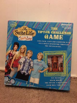 Disney The Suite Life Of Zack & Cody Tipton Challenge Game Pressman