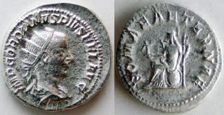 Gordian Iii_238 - 244 Ad_silver Denarius_rome