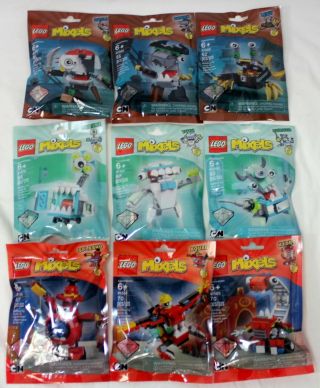 Lego Mixels Series 8 Complete Set Of 9 Packs