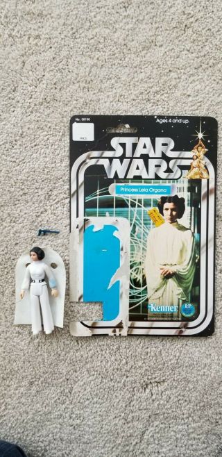 1977 Kenner Star Wars Princess Leia Organa Complete With 12 Back Card