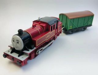 ARTHUR & BOXCAR Mattel 2009 Thomas &Friends Trackmaster Motorized Railway Train 2