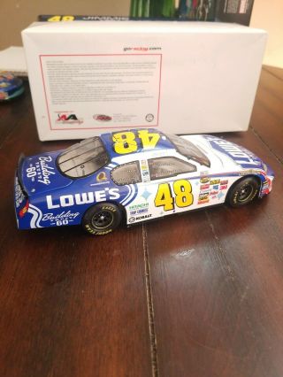 2006 Jimmie Johnson Autographed 48 Lowes 60th Anniversary 1/24 3