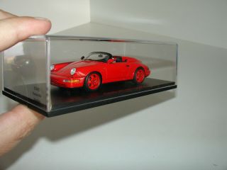 1/43 Porsche 964 Speedster 1993 Red By Spark S2042