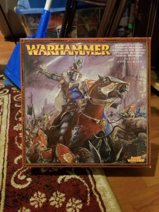 Warhammer Fantasy Bretonnian Battalion: Box Open But